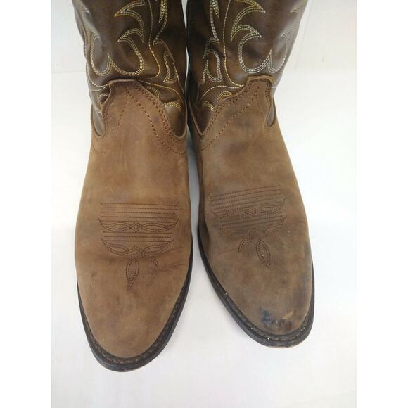 Laredo WM 12 Lea Vamp Fox Womens Western Cowgirl Boots Cowboy - Picture 9 of 16